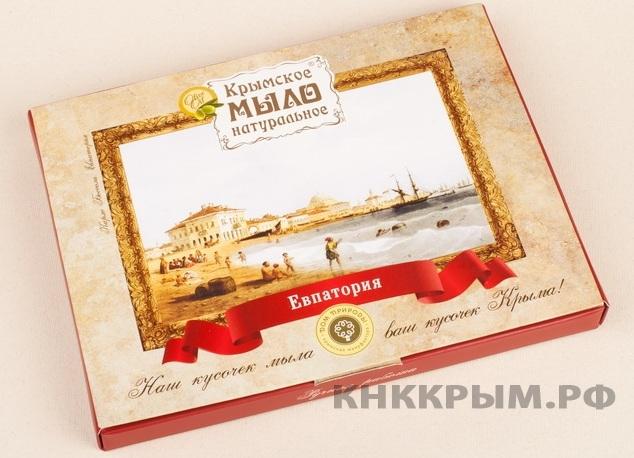 Сувенирный набор мыла Почтовый с фотографиями Крыма (4 шт. мыла по 50 г), 200 г : Евпатория