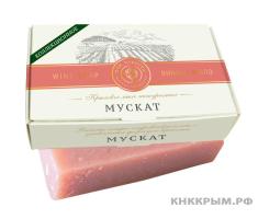 Крымское натуральное мыло Винное  Мускат Розовый ДК 75 г